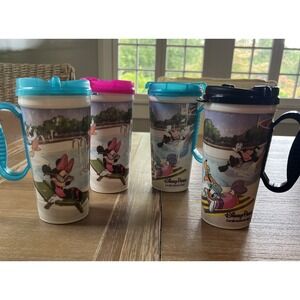 Disney Parks Let The Memories Begin Travel Coffee Cup Mug 16oz Lot Of 4